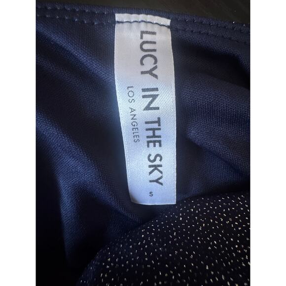 Lucy in the Sky Sparkly Ruched Mini Dress | Small - Picture 6 of 6